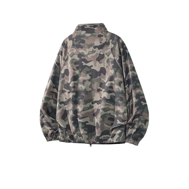 法文箱子 工装迷彩轻薄速干皮肤衣高级感痞帅冲锋衣夹克 男女同款