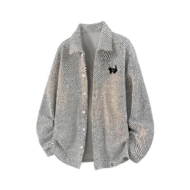 巴塞罗那足球俱乐部 美式高街复古慵懒风透气春秋宽松外套小众潮牌高级感夹克 男女同款