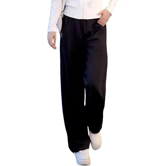 邦固依品 香蕉卫裤女春秋款高腰垂感阔腿拖地裤大码宽松直筒运动裤子休闲裤 女款