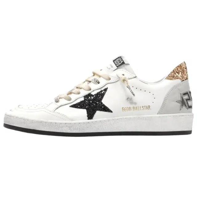 Golden Goose Ball Star Low Top Sneakers White Black