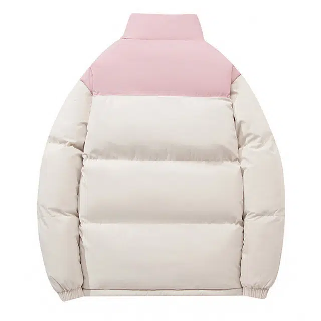 左岸 美式复古青少年气质百搭潮流保暖防风立领外套个性设计感痞帅酷潮休闲高街宽松港风潮牌棉服 男女同款