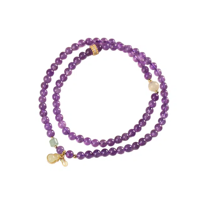 子婳 诸事顺利招财小众精致时尚轻奢日常百搭高级感 紫水晶 手串 女款