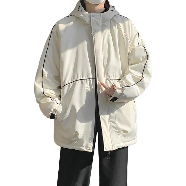 佐菲利 美式面包棉衣外套加厚保暖连帽大码工装棉袄子棉服 男女同款