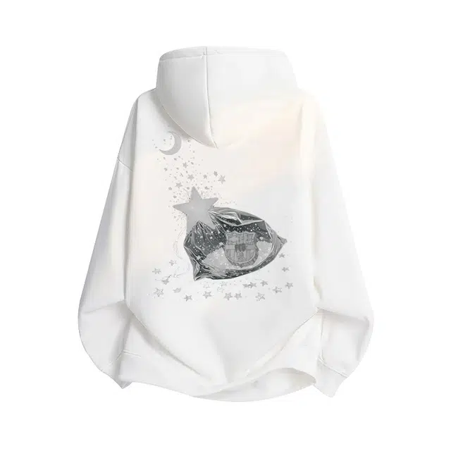 巴塞罗那足球俱乐部 耐穿高街春秋季潮纯色简约基础款帅气百搭宽松休闲上衣卫衣 男女同款