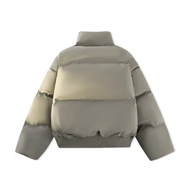 范索米 冬季小众高街感 廓形短款面包服保暖休闲棉服情侣 男女同款