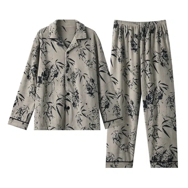 好福份 秋冬季休闲睡衣家居服套装 男款