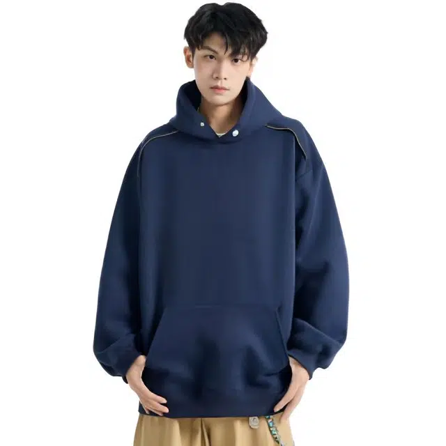 木木兔 经典潮牌美式高街长袖男生秋冬潮流穿搭冬天轻奢百搭冬季衣服国潮宽松简约时尚连帽原创上衣卫衣 男女同款