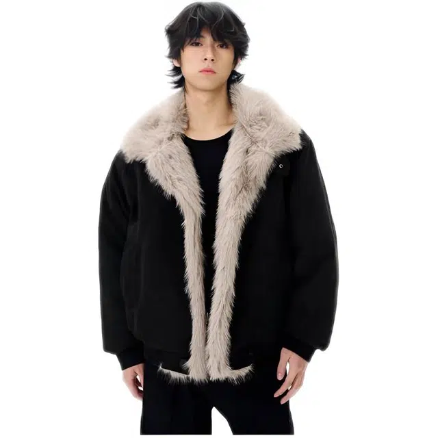 木木兔 棉服潮牌学生宽松大码加厚棉衣面包服外套 男款