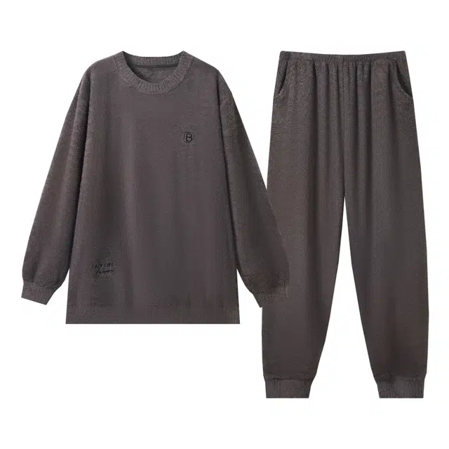 好福份 柔软保暖睡衣家居服套装 男款