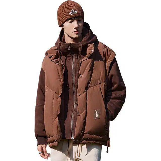 Yinlang Shijia Two-in-One Hoodie Down Jacket