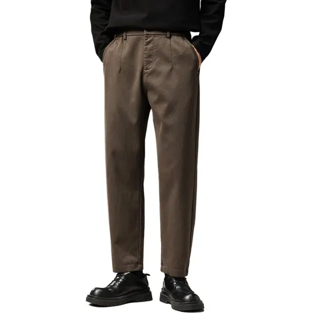 贵色 美式复古高级感直筒垂坠高端慵懒风宽松百搭休闲西装裤 男女同款