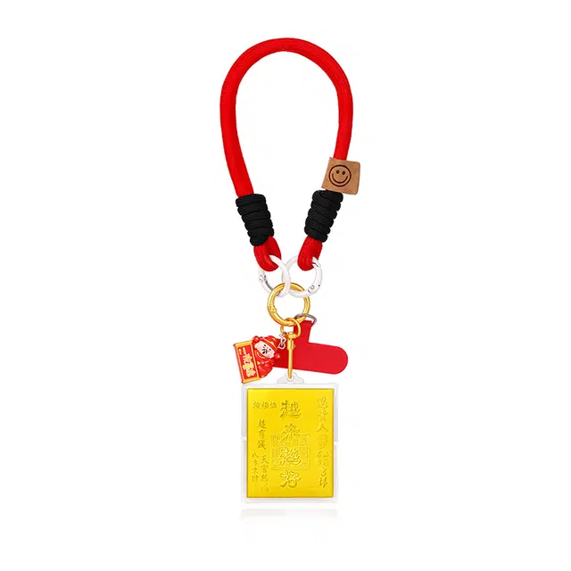 【“马”上有钱】 金六福吉祥 时来运转包挂 新中式国潮复古本命年生肖马顺风顺水八方来财手机金贴暴富钥匙扣#好运 镀金 挂件 男女同款情侣款