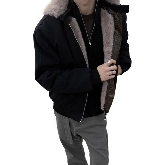 单爵 美式复古高级感座山雕棉衣外套棉服 男女同款