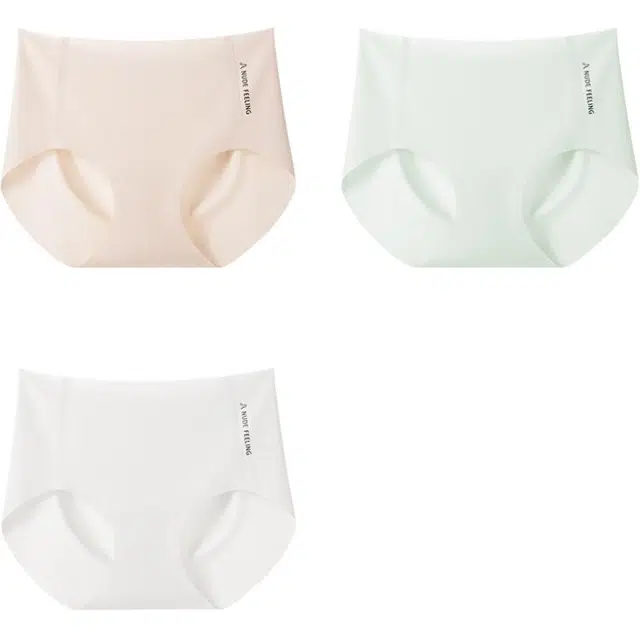 帕兰朵 冰丝女高腰纯棉跑步速干健身内衣透气运裤三角内裤 女款