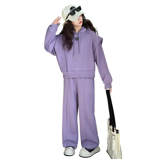 黑恐龙休闲运动套装 儿童洋气时髦中大童秋