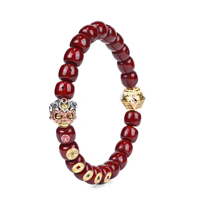 钰澜文玩 五路财神系列-关公 星月菩提 手串 男女同款情侣款