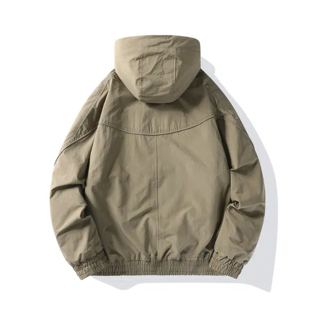 潮人榜 美式复古工装上衣男冬季宽松大码连帽棉衣外套潮牌痞帅户外保暖棉服 男款