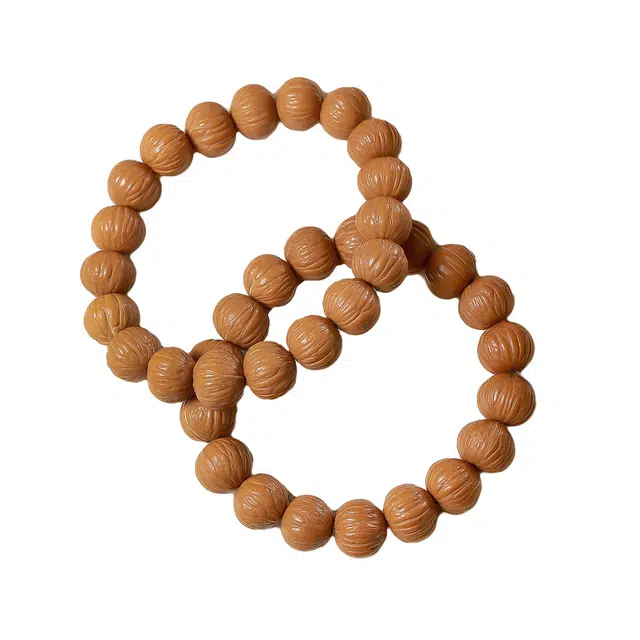 梨云暮雪 原皮原籽料 真品 精挑原皮原头对串  精致雕刻  简约典雅 解压盘玩  国潮复古  优雅时尚 猴头核桃 手串 男女同款情侣款