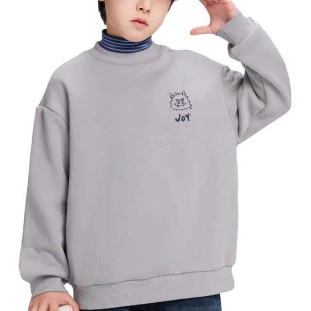 左西卫衣 加绒保暖耐磨抑菌防风卡通动漫假两件半高领 儿童款