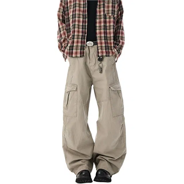 Zofeili Vintage Cargo Pants