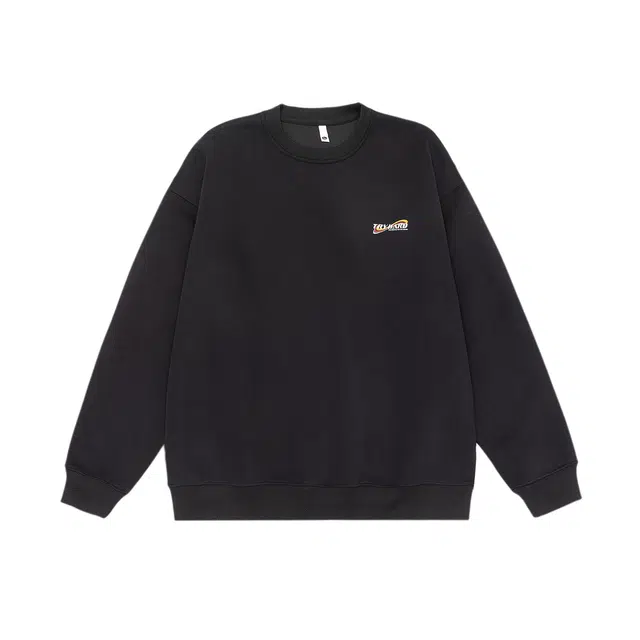 希越 秋季美式潮流圆领套头字母印花宽松休闲长袖上衣情侣卫衣 男款