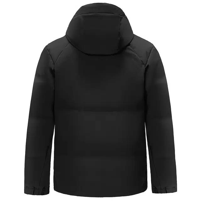 利郎 品位商务纯色连帽三防短款加厚保暖外套通勤羽绒服 男款