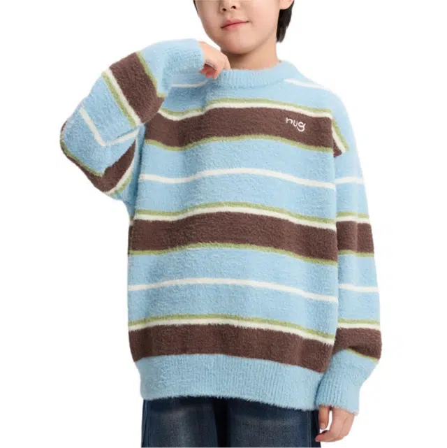 左西毛衣 保暖圆领套头休闲风亲肤抗起球 儿童款