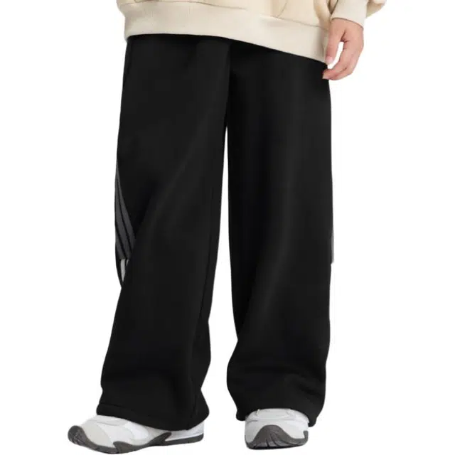 左西卫裤 加绒抗静电休闲风松紧腰条纹 儿童款