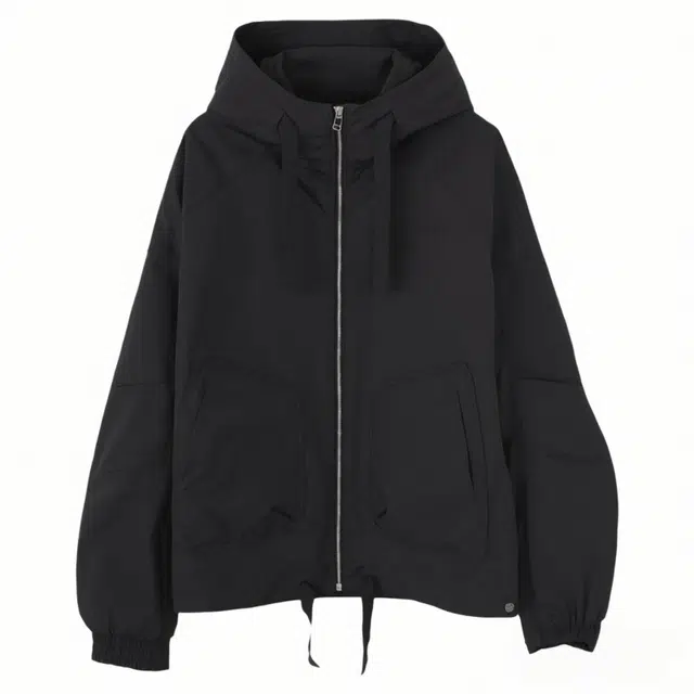 半空山 美式复古纯色潮流拼接工装大口袋宽松百搭防风防泼水冲锋连帽夹克外套 男女同款