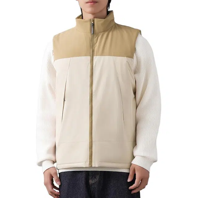 杜克恩 石墨烯棉服马夹立领坎肩背心外套秋冬季美式潮流户外休闲加厚保暖马甲 男女同款