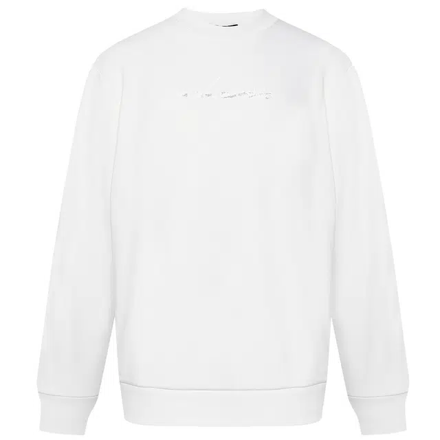 利郎 时尚都市内里加绒保暖远红外发热圆领纯色卫衣 男款