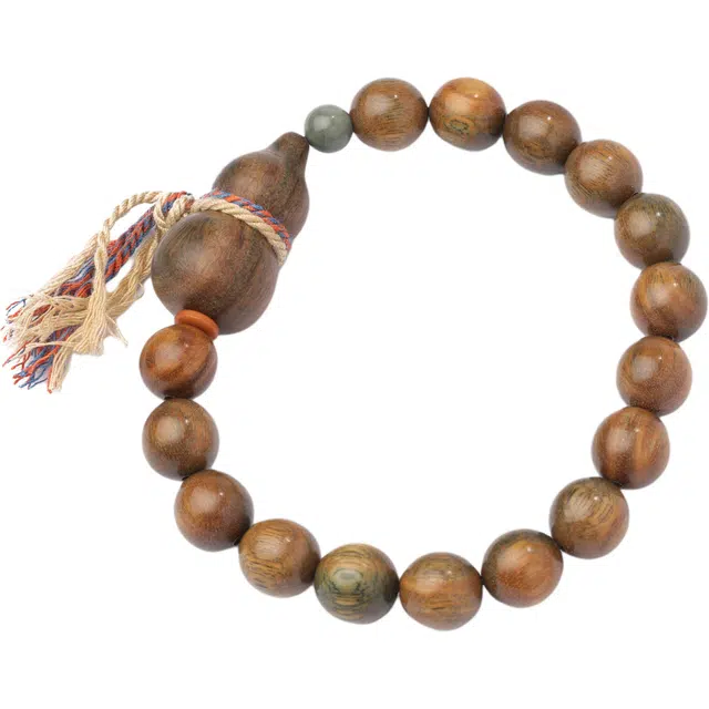 三檀小舍 福禄双全 新中式招财转运纳福 小众设计财源滚滚#好寓意 国潮高级感 檀木 木作手串 男女同款情侣款