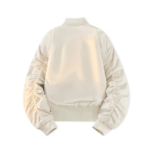 范索米 美式街头简约帅气  加厚防风时尚百搭夹棉夹克外套 男女同款