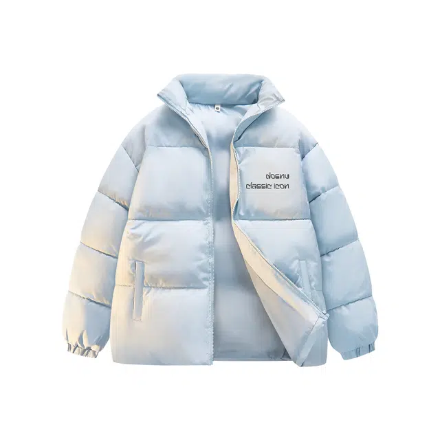 DOENU Light Rose Logo Puffer Jacket