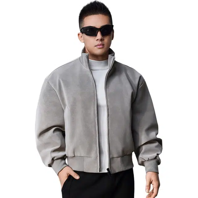 墨立方 锋行者系列 美式翻领宽松潮牌痞帅夹克外套 男款