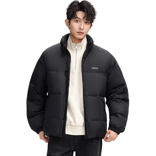 鸭鸭 冬季立领工装风潮酷时尚百搭休闲保暖羽绒服 男款