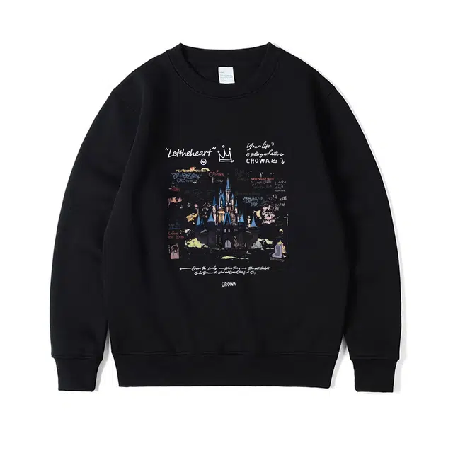 莫代尔 秋冬百搭个性简约美式街头风舒适嘻哈潮流加大码数卫衣打底衣 男女同款