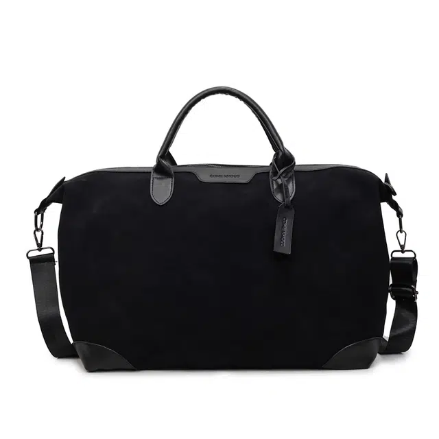 蔻蒂熊 旅行手提包大容量小众款高颜值百搭时尚轻便单肩健身包女休闲出差通勤收纳大包 尼龙布 斜挎包 常规 黑色/棕色/咖色/卡其色