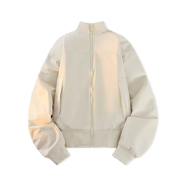 范索米 美式街头简约帅气  加厚防风时尚百搭夹棉夹克外套 男女同款