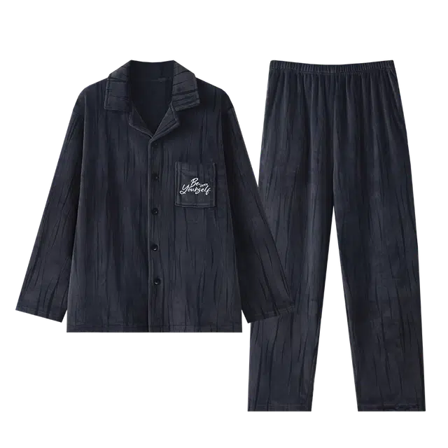 好福份 保暖海岛绒睡衣家居服 男款