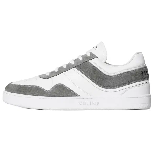 Celine Low Top Sneakers White Grey
