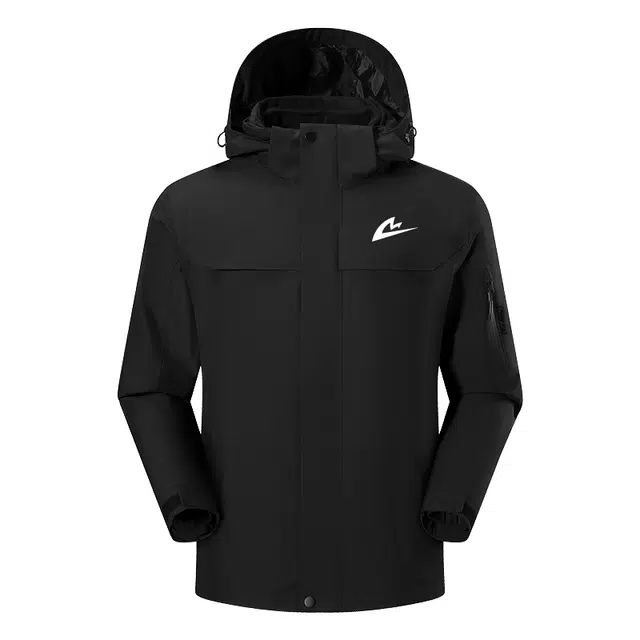 音速猫  防护连帽宽松三合一户外登山  防水防风透气耐磨保暖冲锋衣 男女同款