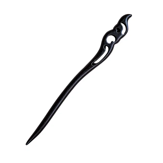 物㯖 新中式国潮汉服旗袍精致优雅气质小众优雅百搭高级感#好运 檀木 木作发簪 男女同款情侣款