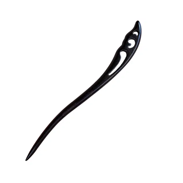 物㯖 新中式流苏古风步摇发钗汉服旗袍 精致优雅气质 国潮小众轻奢日常盘发 檀木 发簪 男女同款情侣款