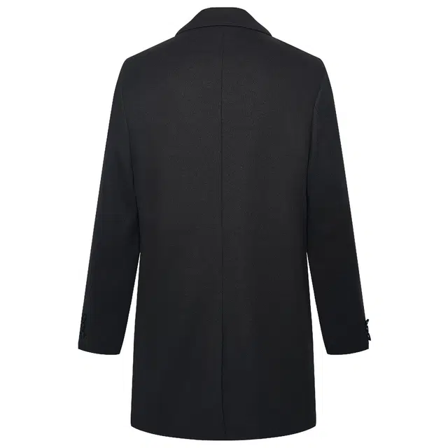 利郎 纯色中长款保暖商务休闲毛呢大衣 男款
