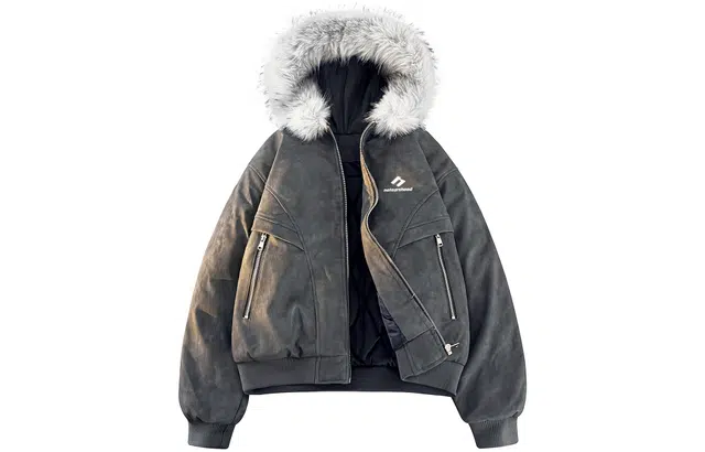 No Tears Mountain Eagle Hoodie Parka Jacket