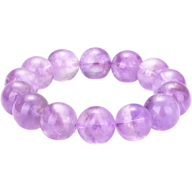 老庙 前程似锦学业顺利九紫离火能量加持转运珠磁场梦幻紫气东来#好运天然 紫水晶 手串 男女同款情侣款