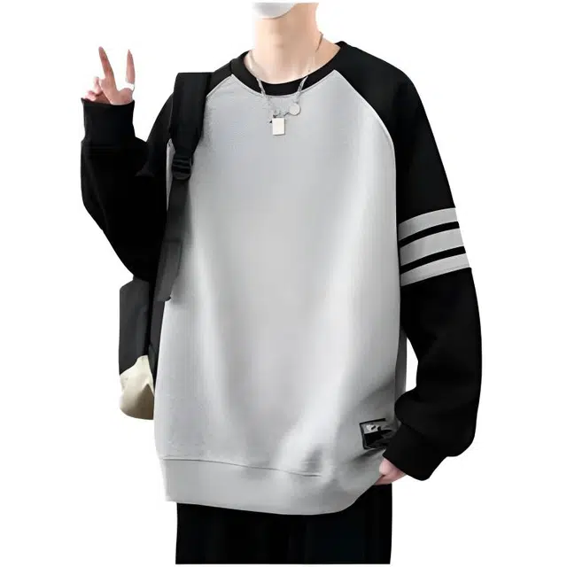 木木兔 经典潮牌美式高街长袖男生秋冬潮流穿搭冬天轻奢百搭冬季衣服国潮宽松时尚简约无帽上衣卫衣 男女同款