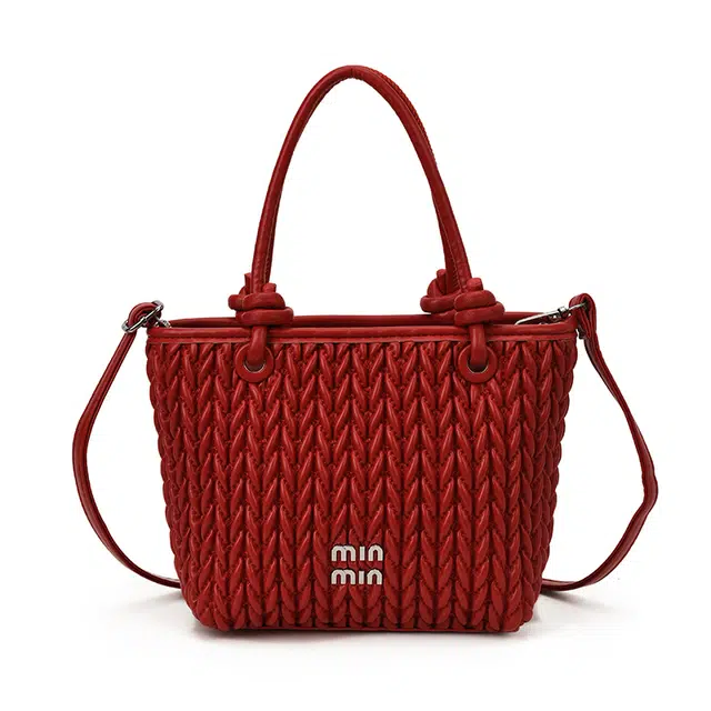 Jielangshi Basket PU Shoulder Bag