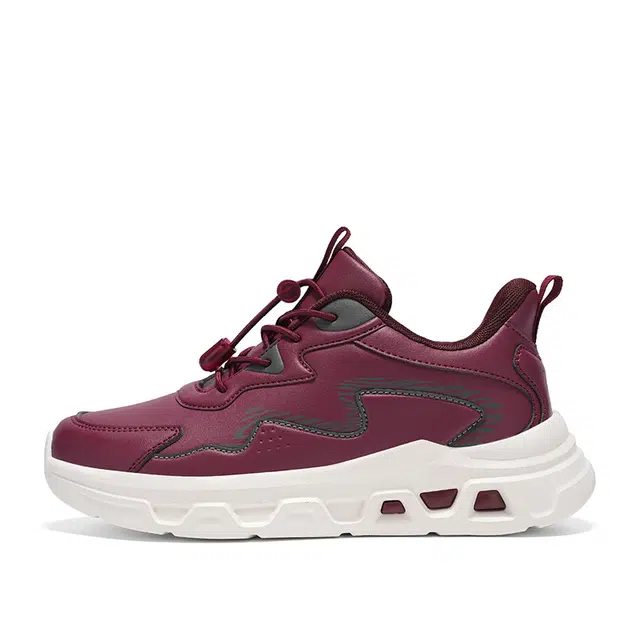 足力健 中老家健步鞋 合成革 轻盈舒适 时尚简约 防滑耐磨 低帮百搭 包裹性 生活休闲鞋 男女同款